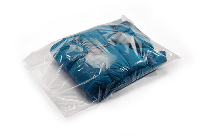 1000 13x14" Clear Poly Bags 1-Mil Layflat Open Top Plastic Packaging Baggies 