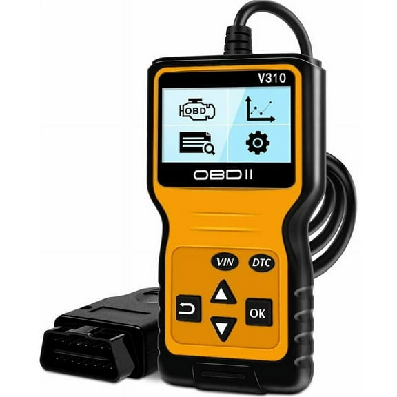 OBD2 Scanner Universal OBD II Scanner Automotive Engine Fault Code Reader CAN Diagnostic Scan Tool for OBDII Protocol    Since 1996 (Yellow)