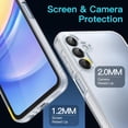 thumbnail image 6 of JETech Matte Case for Samsung Galaxy A25 5G 6.5-Inch with Upgraded Camera Protection, Translucent Frosted Matte Back Shockproof Protective Phone Cover (Frosted Clear), 6 of 6