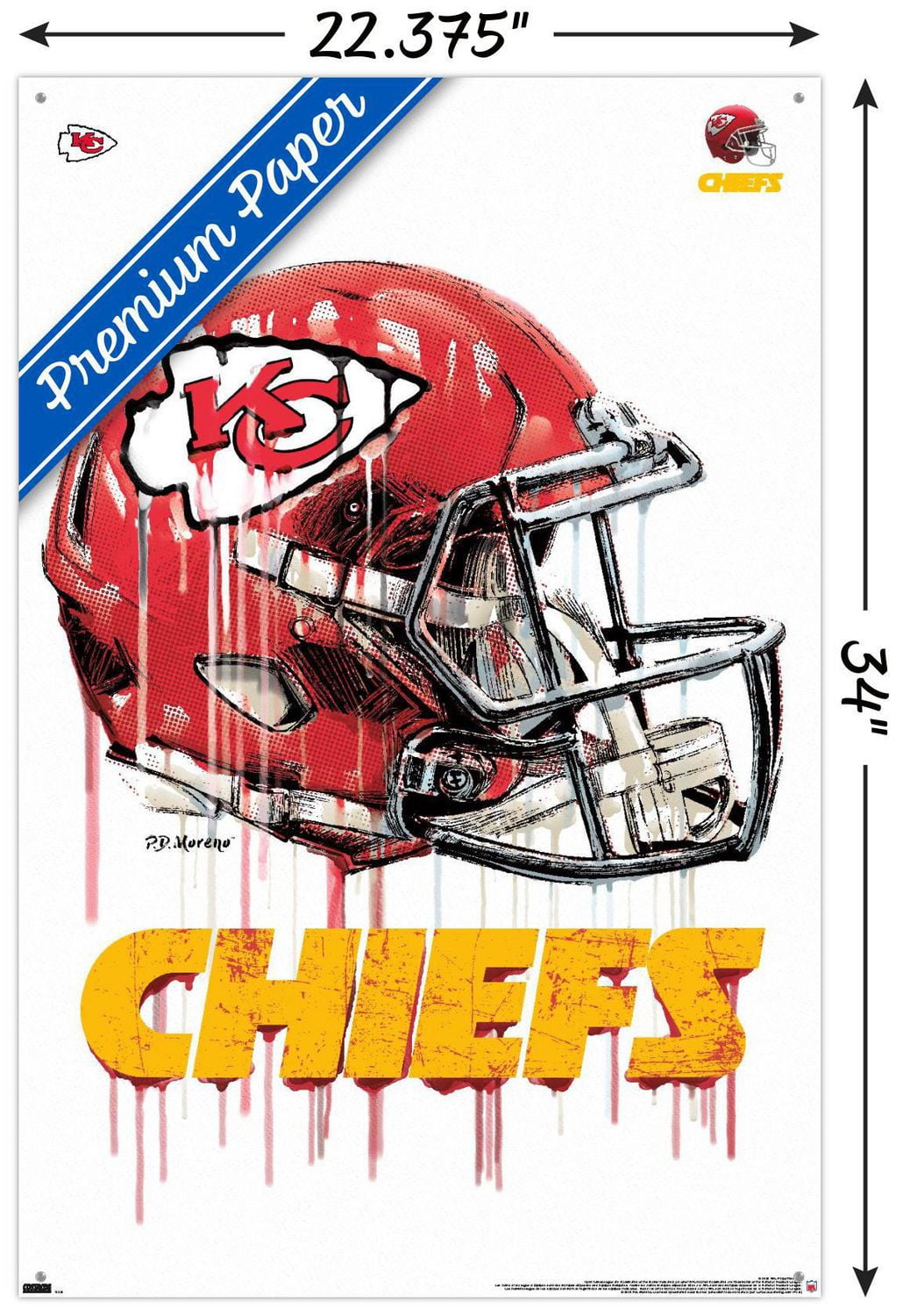 NFL Kansas City Chiefs - Casque anti-goutte 20