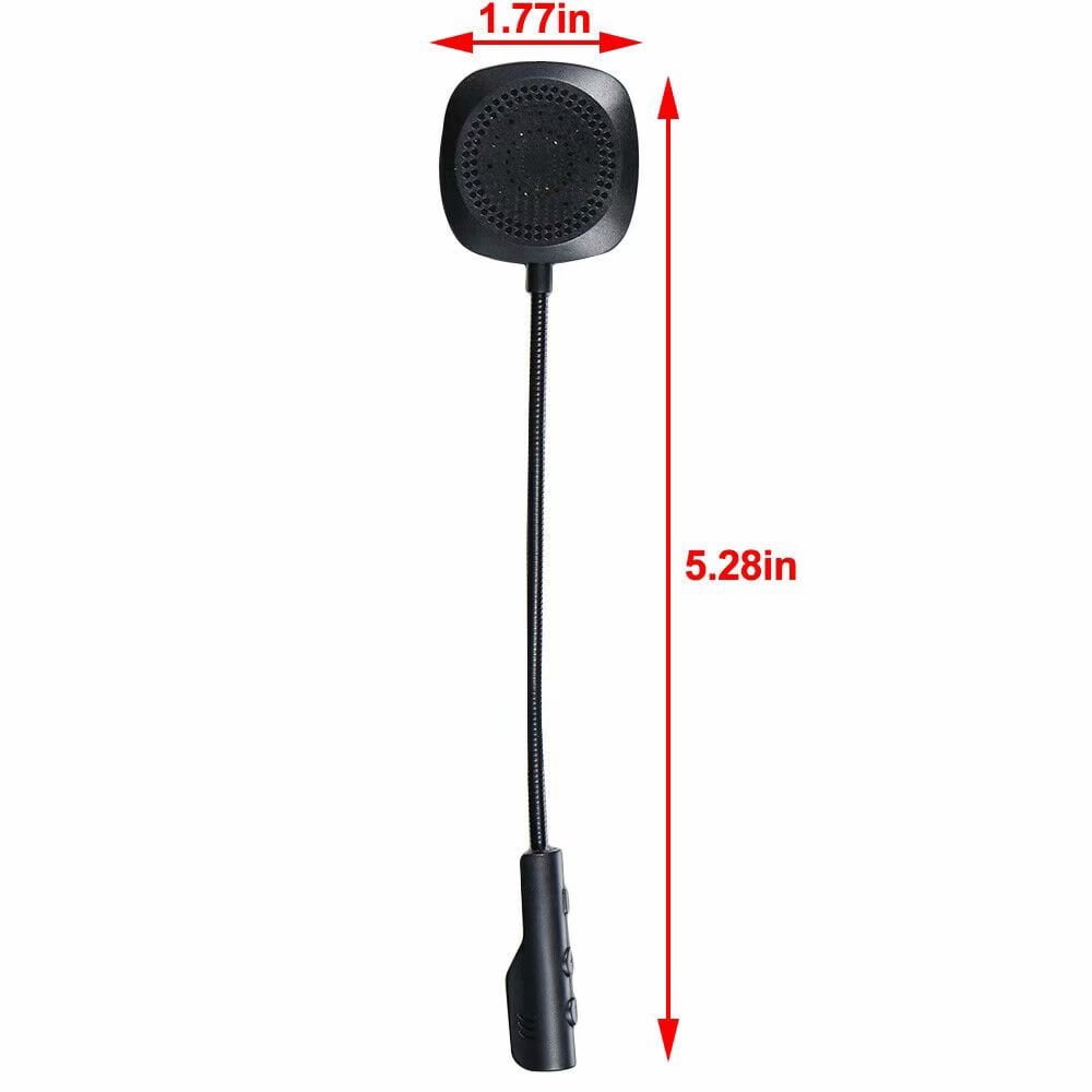 2Z Bluetooth 5.0 Motorcycle Helmet Headset with Hands-free Answering,Headset Speaker Accessory for Motorcycle - Mini USB Charging Interface, Sound Reminder, Button Design