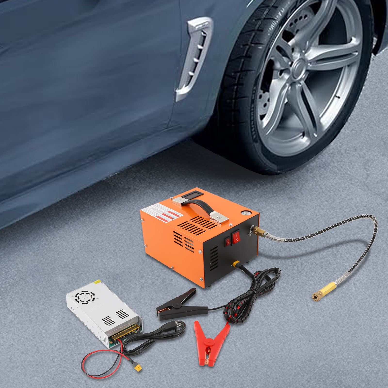 4500PSI/30MPa Air Compressor, Air Compressor with a Transformer for PCP Air Rifles, Paintball Tanks, Air Pistols, PCP Air Guns, Mini-Diving Bottles