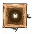 thumbnail image 5 of Meyda 172854 5.5 in. Square Pine Branch Valley View Mini Pendant, Cafe Noir & Silver Mica, 5 of 7