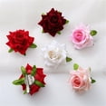 thumbnail image 3 of SIEYIO Flower Hair Clip For Women Rose Brooch Pin Rose Hair Clip Flower Brooch, 3 of 20