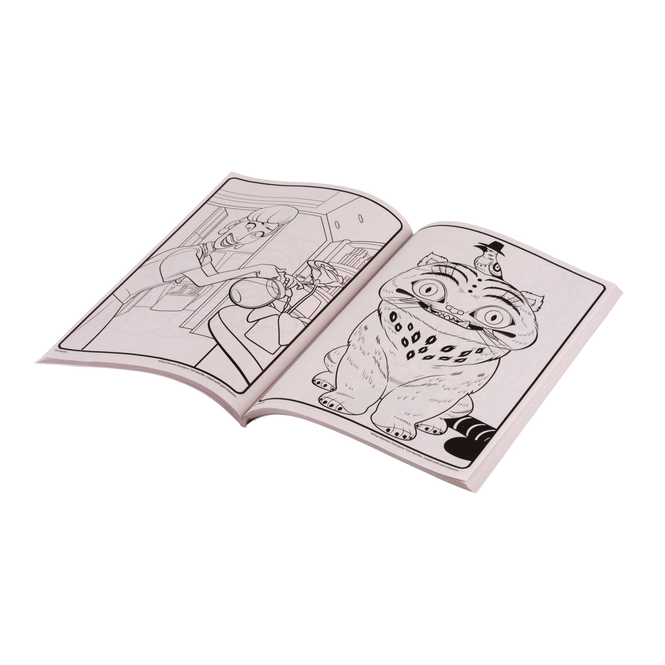 Crayola K Pop Demon Hunters Coloring Book, 96 Pgs, Arts and Crafts, Screen Free Activity, Coloring Supplies, K Pop Demon Hunters Gift for Kids, 3+