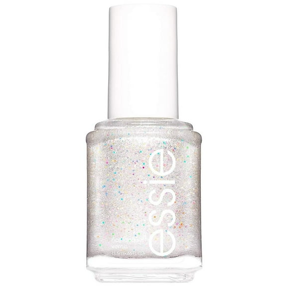 Essie winter nail polish, winter trend 2019, glitter finish, let it bow, 0.46  oz