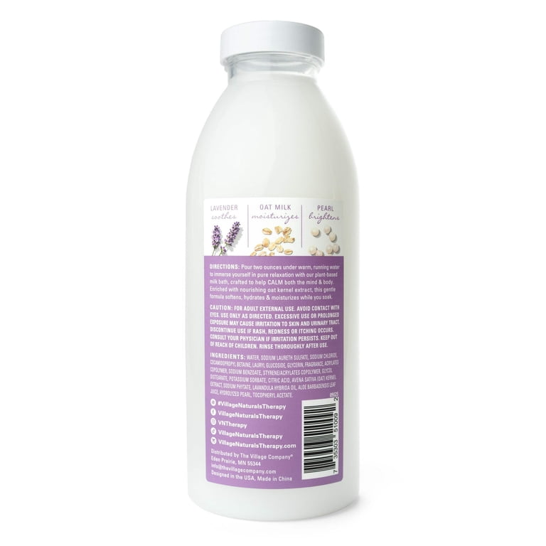 Village Naturals Therapy Calm Plant Milk Bubble Bath, 20 oz photo 7