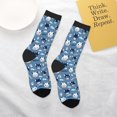 thumbnail image 4 of Kids Girls Boys Socks - Funny Cute Cat Face Fish Comfort Breathable Crew Socks for Boys Girls Kids, Soft Athletic Running Socks for Boys Socks 6-10 Years Old, 4 of 6
