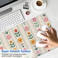thumbnail image 4 of Long Mouse Pads for Desk,Pioneer Flower Floral Print Pattern Desk Mats on Top Of Desks, Desk Mouse Pad Extra Large with 3mm Non-Slip Base and Stitched Edge for Gaming,Office,Work,Home 35.4"x15.7", 4 of 6