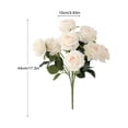thumbnail image 3 of Naiovety Flores artificiales inodoras y aptas para mascotas, no tóxicas, seguras para gatos y perros, para coronas y decoración del hogar, sin Decoración Rosado, 3 of 6