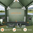 thumbnail image 3 of Truck Bed Tent 5.5ft-8ft Inflatable, Blow Up Car Tent Dual-use Truck Box Tent for 2 Person, with Pump 2 Mins Fast Setup, PU 3000mm Waterproof, Double Layer Mesh Door & Window, 3 of 6