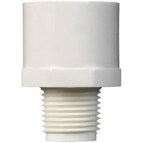 Charlotte Pipe 90 Degree Elbow 3/4 " X 1/2 " White Pvc Schedule 40