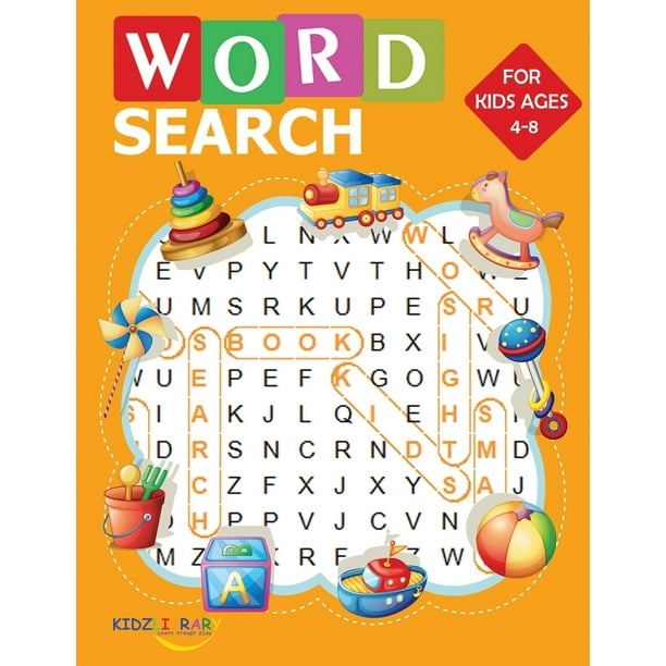 word search for kids ages 4 8 60 easy large print word