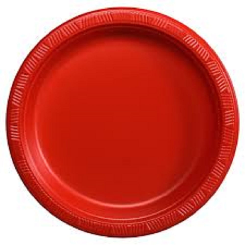 Ideal Dining 10 Inches Disposable Dinner Plastic Plates
