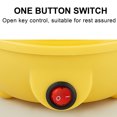 thumbnail image 5 of Herrnalise Electric Egg Cooker,Chicken Shape Electric Egg Steamer,7-Egg Capacity Rapid Boiled Egg Maker with Auto Shut Off, Steam Egg Cooker for Hard,Poached,Soft Boiled Eggs,Yellow, 5 of 9