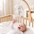 thumbnail image 6 of Kiddiway Baby Hanging Teether Toy with Soothing - Cute Plushies & Plush Figurine, Baby Car Toys & Stroller Toys, BPA-Free Teether, Sensory Play, Crib Stroller Attachable, Newborn,b, 6 of 6