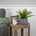 thumbnail image 2 of Northlight 20" Boston Fern Artificial Plant in Weathered Square Planter - Green/Gray, 2 of 6