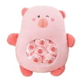 thumbnail image 3 of Lindo animal de peluche de , de peluche con mini muñecas, almohada para tirar, bolsa de bocadillos de dibujos animados abrazable, almohada para regalos para niños rosa, 3 of 8