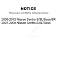 thumbnail image 2 of TMC Front Suspension Struts Kit for Car Nissan Sentra - Left Right Side (Driver Passenger) K78-100816, 2 of 2
