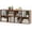 Brown, variant on DREAMADE 8 Cube Storage Organizer, 2 Tier Multipurpose Display Shelf w/Open Storage & 2 Anti-Tipping Kits, 8-Cube Wooden Bookcase for Living Room, Bedroom, Study, Home, Office ()