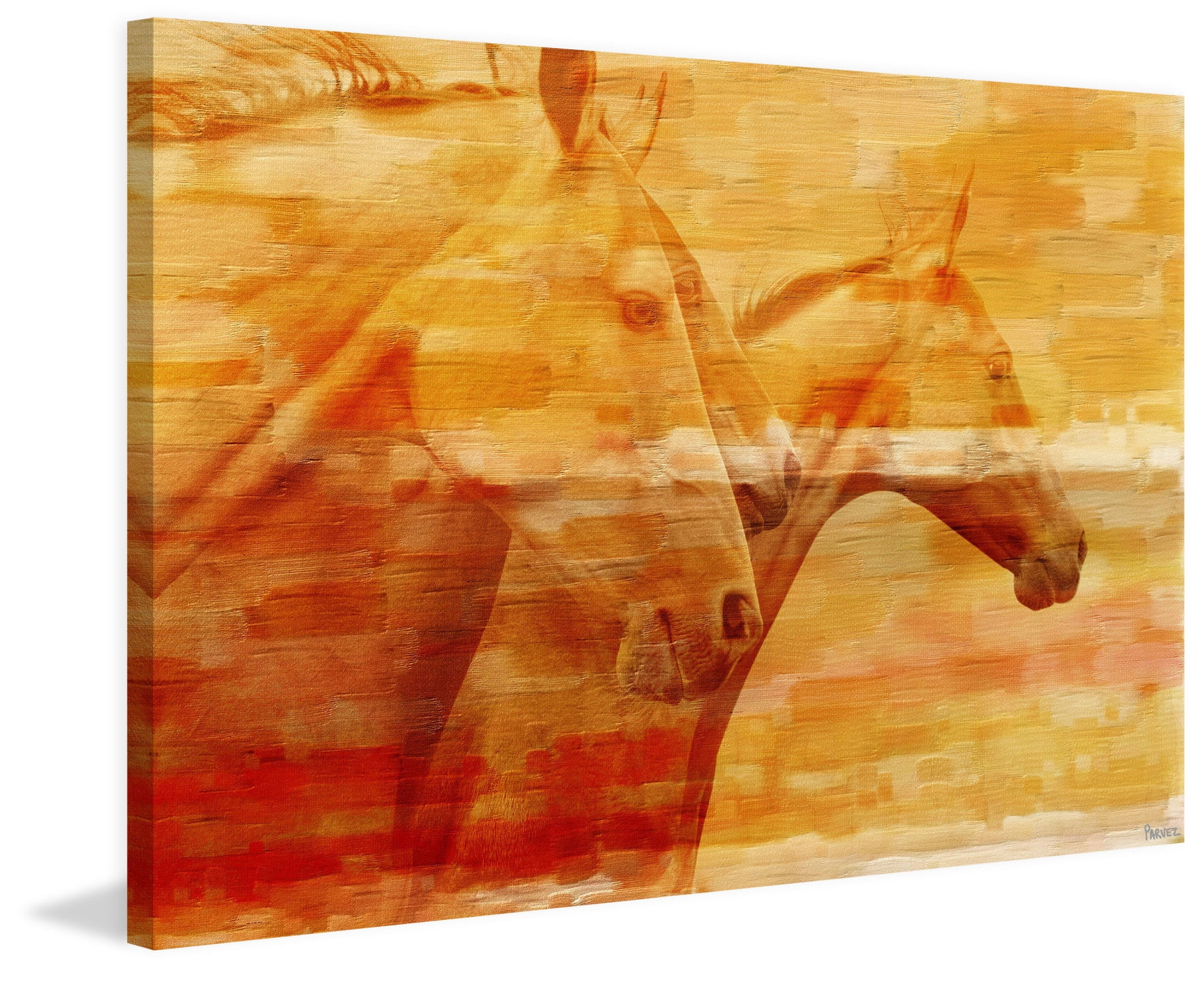 Parvez Taj "Horsey" Print on Canvas