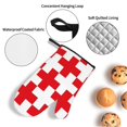 thumbnail image 3 of Sikiie Red Cross 1 Oven Mitts and Pot Holders, Silicone Oven Gloves, Heat Resistant Oven Mitts 4Pcs Set, 3 of 6