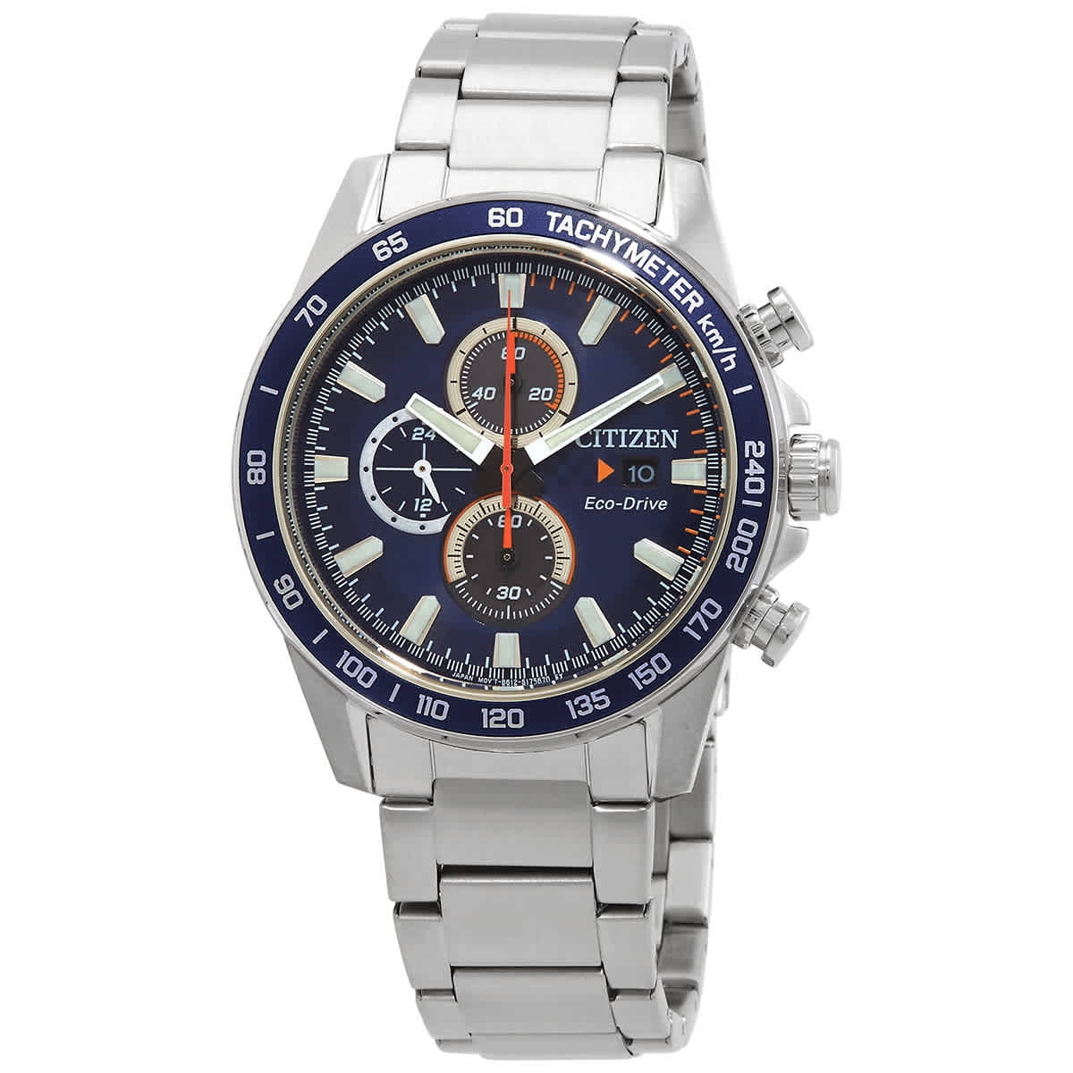 Citizen Men's Eco-Drive Navihawk Atomic Alarm Chronograph Watch