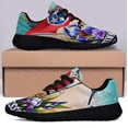 thumbnail image 3 of Tennessee Mocking Bird Iris Flower Shoes Sneakers Black Size 10, 3 of 7