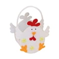 thumbnail image 3 of Elodie Panier de Pâques Vide Enfants avec Poignée Garçons Filles Bébé Panier de Rangement Blanc, 3 of 8
