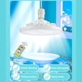 thumbnail image 4 of yeacher Remote-Controlled LED Ceiling Fan Light with Adjustable Color, Brightness, and 3-Speed Fan, Timer Function, E27 Socket, Ideal for Study and Dining Rooms, 4 of 7