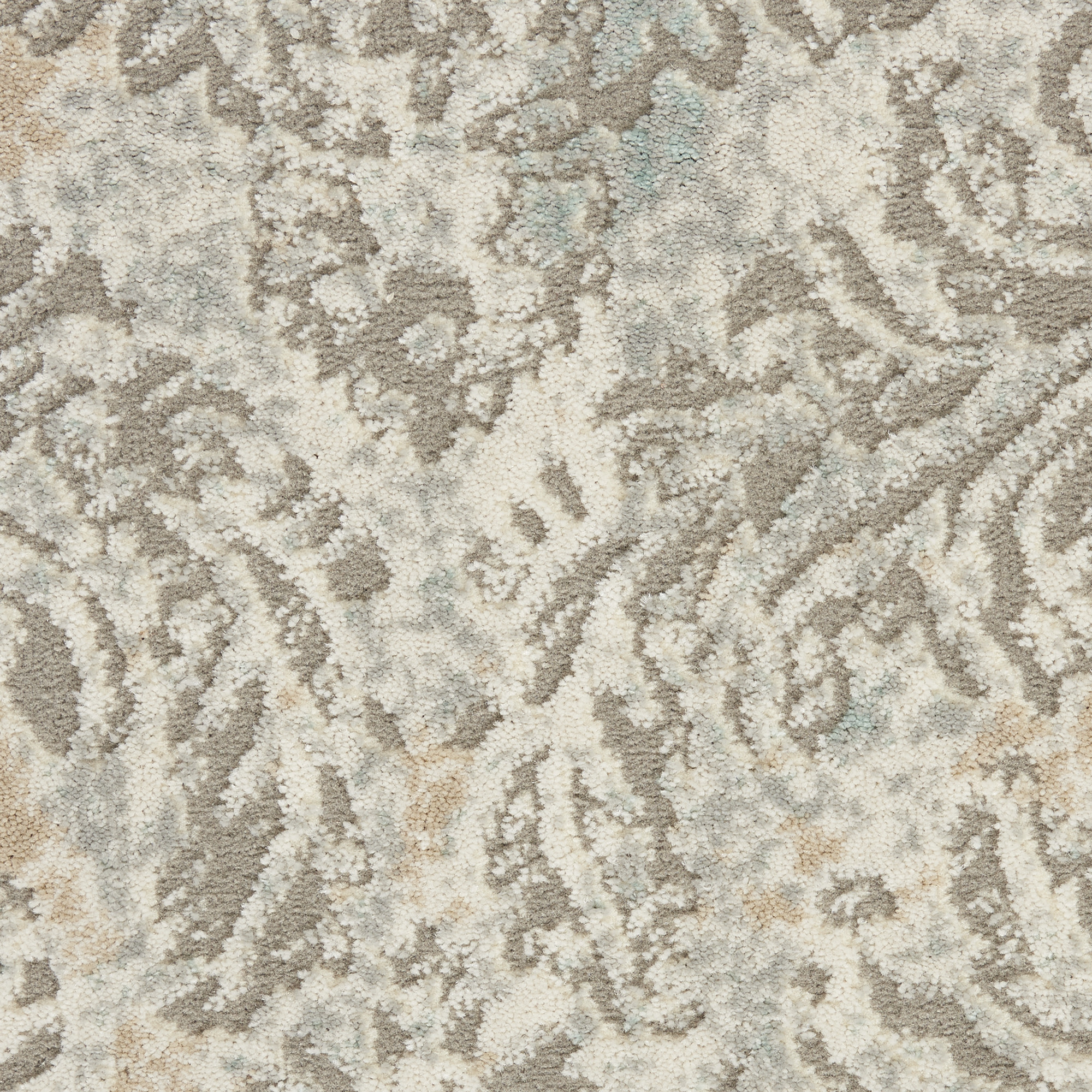 Nourison Soma Modern French Country Grey/Ivory 9' x 12' Area Rugs