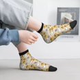 thumbnail image 2 of Rocae Music Dancing Cat for Premium Adult Socks,Comfortable, Breathable, and Durable Socks, Perfect for Everyday Wear, 2 of 7