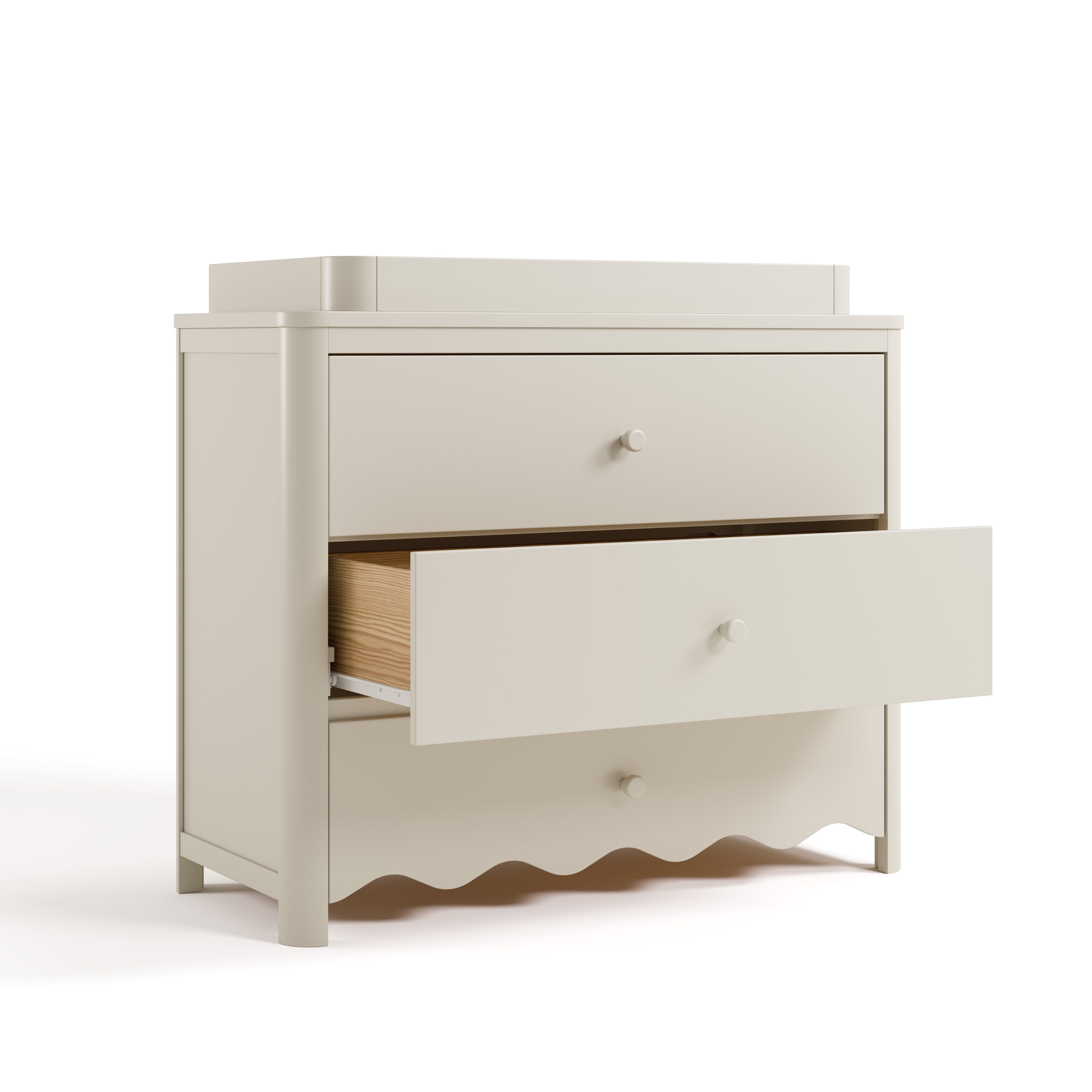 Art of Nursery by Storkcraft Casablanca 3 Drawer Chest with Removable Changing Topper, Frosted Oat