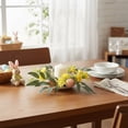 thumbnail image 6 of SIYTUAU Easter Candlestick Wreath With Easter Egg Vines Decorative Ring For Party Home Door Wall Holiday Decorations Plastic Rattan Base, 6 of 6