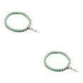 thumbnail image 1 of relayinert Bracelets Pendentifs Croix Confortables pour Look Tendance Large Application Légère Vert 2Set, 1 of 6
