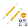 thumbnail image 1 of PENGXIANG 2 Pcs R7S LED Light Bulbs 15W 118mm LED COB Lamp Bulb 110V 230 V Replace Halogen Lamp Warm White Cold White, 1 of 9