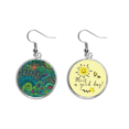 thumbnail image 1 of Ocean tierras extranjeras biología Pendiente Sol Flor Pendiente Joyas Moda Unbranded M, 1 of 3