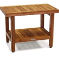 thumbnail image 2 of The Original 24" Spa™ Teak Shower Bench with Shelf, 2 of 4