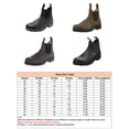 thumbnail image 2 of Ferndule Botas Chelsea para hombre Botas de tobillo Botas Oxford formales sin cordones vintage, 2 of 9