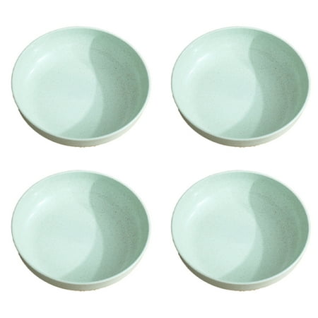 

Household plastic plates cute small fresh bone plates dining table garbage plates green，G160222