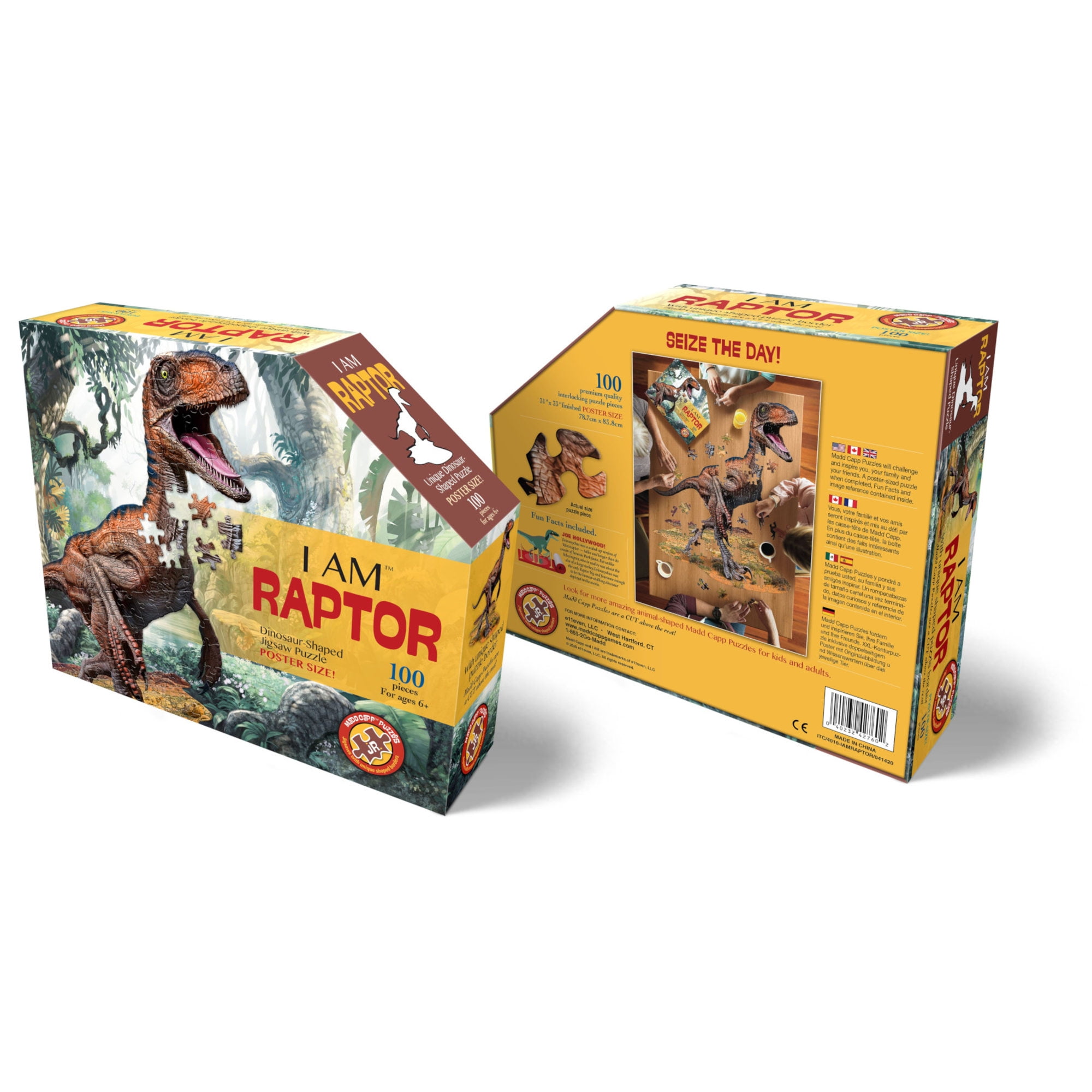 Madd Capp RAPTOR 100 Piece Jigsaw Puzzle For Ages 6 And Up - 4016 