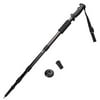 Crown Sporting Goods Shock-Resistant Adjustable Trekking Pole and Hiking Staff Multi-Colored