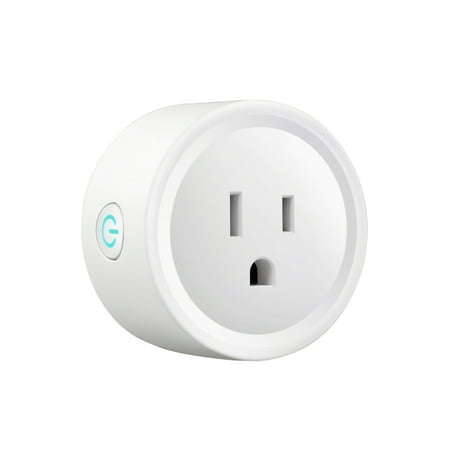 Automatic Reset Timer Portable Intelligent Automatic Mini Socket Wifi Plug Wi-Fi Enabled App Remote Control Wireless Timer with ON/OFF Switch for Light Electrical Appliance for Compatible Home ()