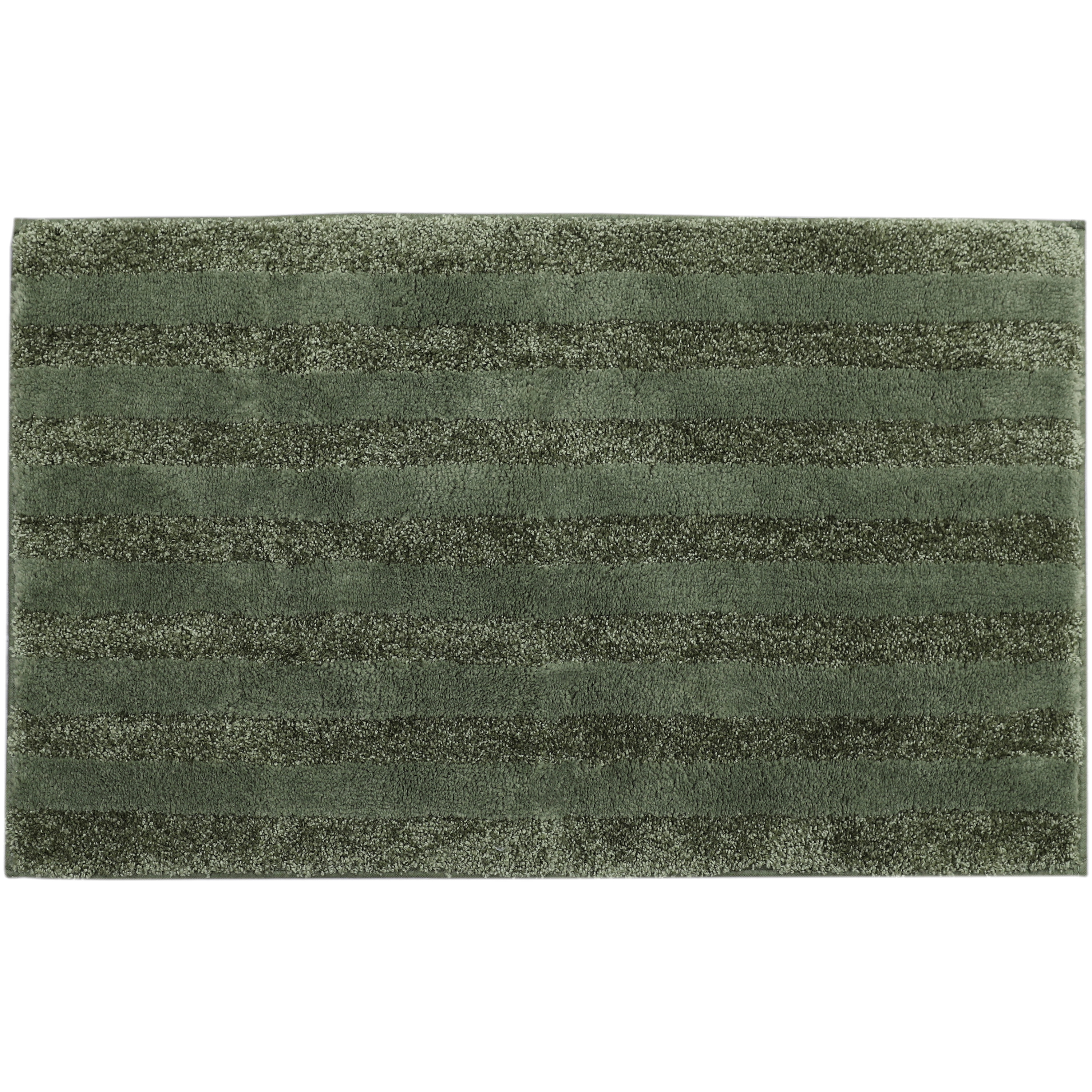 Mohawk Home Basic Stripe Bath Rug Garden Green, 1'8"x2'10", Green