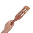 thumbnail image 4 of MRLESS Long Handle Wooden Spatula For Cooking European Style Utensil Lightweight Wood Flat Spatula For Flipping Frying Stir-Frying Nonstick Turner Spatula, 4 of 8