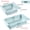 1Pc Blue, variant on Refrigerator Drawer Organizer, Pull Out Shelf Storage Organizer for Egg, Fruit, Vegetable, Meat, Fit All Fridge Shelves Under