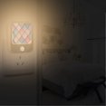 thumbnail image 2 of Yayeee LED Night Lights with Motion Detectors Auto Dusk to Dawn Light Sensors, 2 Pack, Beige Art Pattern, 2 of 7