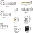 thumbnail image 3 of Kit De Ganchos Para Colgar Cuadros De 96 Piezas, 9 Modelos De Trabajo Pesado Colgadores De Cuadros Ganchos Con Tornillos Y Caja De Almacenamiento Para Colgar Cuadros. Afortunado Sencillez, 3 of 3