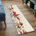 thumbnail image 4 of Red Mushroom Gnomes 2'x6' Runner Rug, Spring Botanical Eucalyptus Leaves Washable Non-Slip Area Rugs for Hallway Kitchen Floor Bedroom Entryway, StainResistant Laundry Carpet Decoration Indoor Mat, 4 of 9
