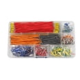 thumbnail image 1 of BRIGHTFUFU Kit de 840 cables puente para placa de pruebas, cables puente flexibles de varios tamaños para prototipos de PCB, proyectos electrónicos de bricolaje y placas de circuito., 1 of 7
